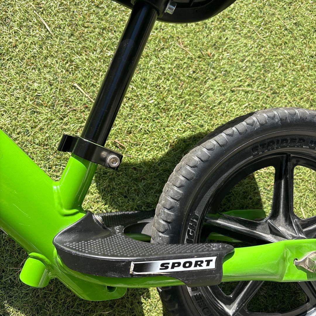 STRIDER バランスバイク グリーン 12インチ　※サドルクッションゲル付き