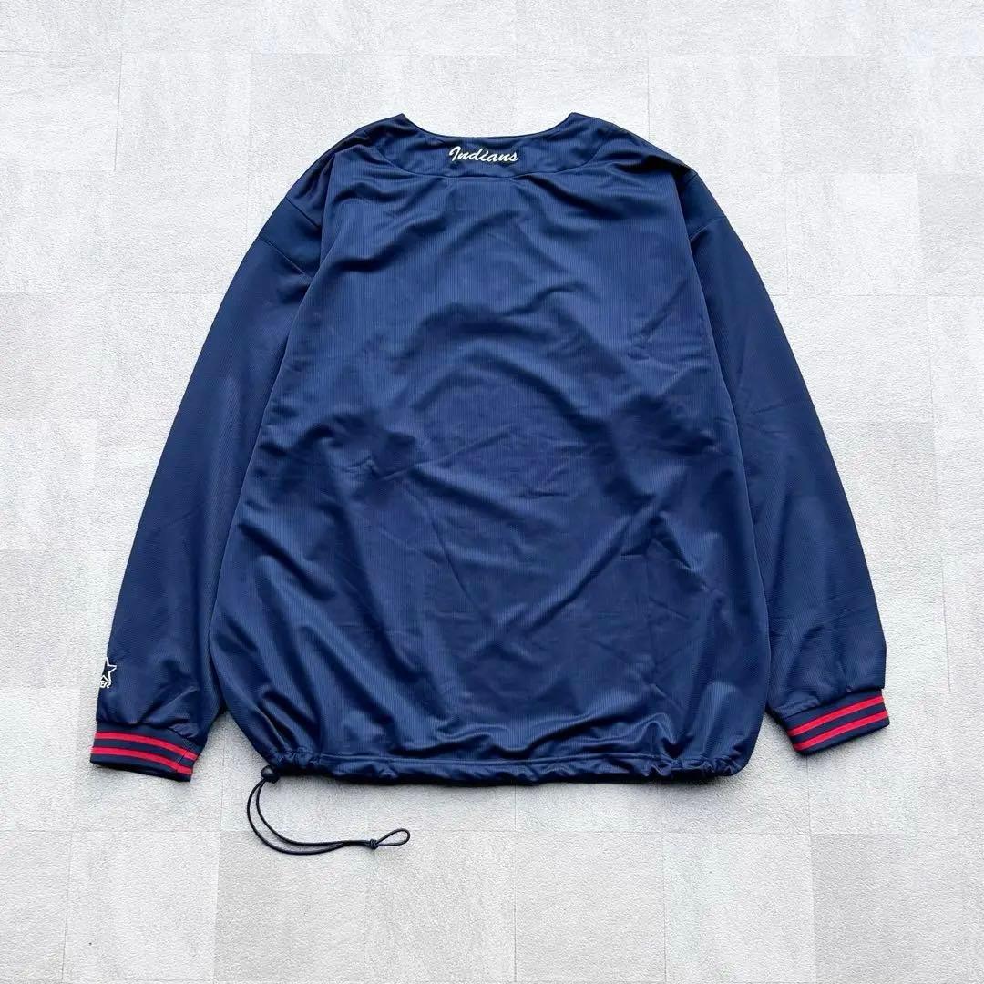 専用！90s STARTER MLB インディアンス ハーフジップ プルオーバー