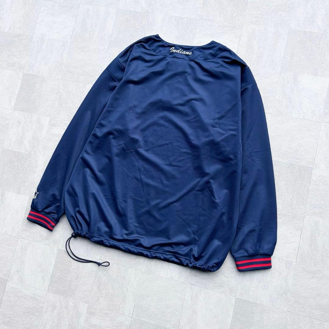 専用！90s STARTER MLB インディアンス ハーフジップ プルオーバー