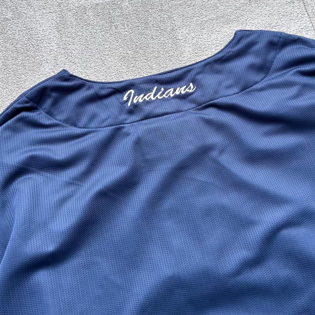 専用！90s STARTER MLB インディアンス ハーフジップ プルオーバー
