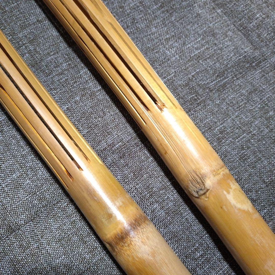 フラダンス用竹製スティック2本セット