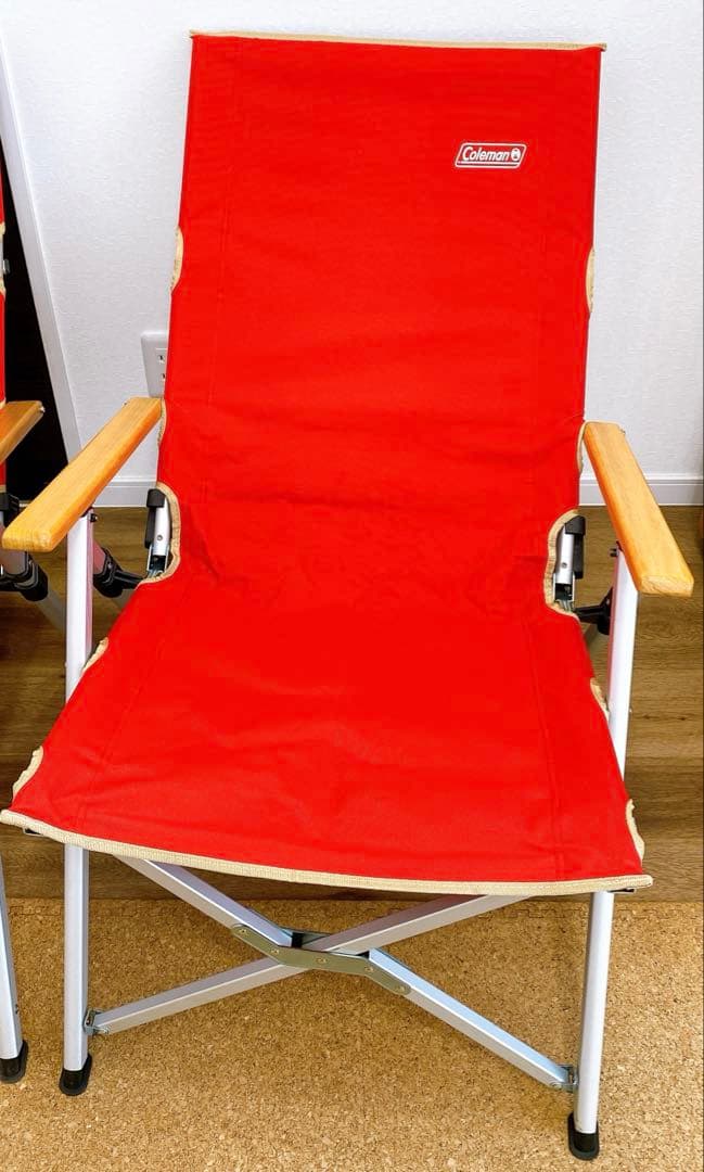 Yukkyzentenさん専用 コールマン レイチェア レッド 二脚セット