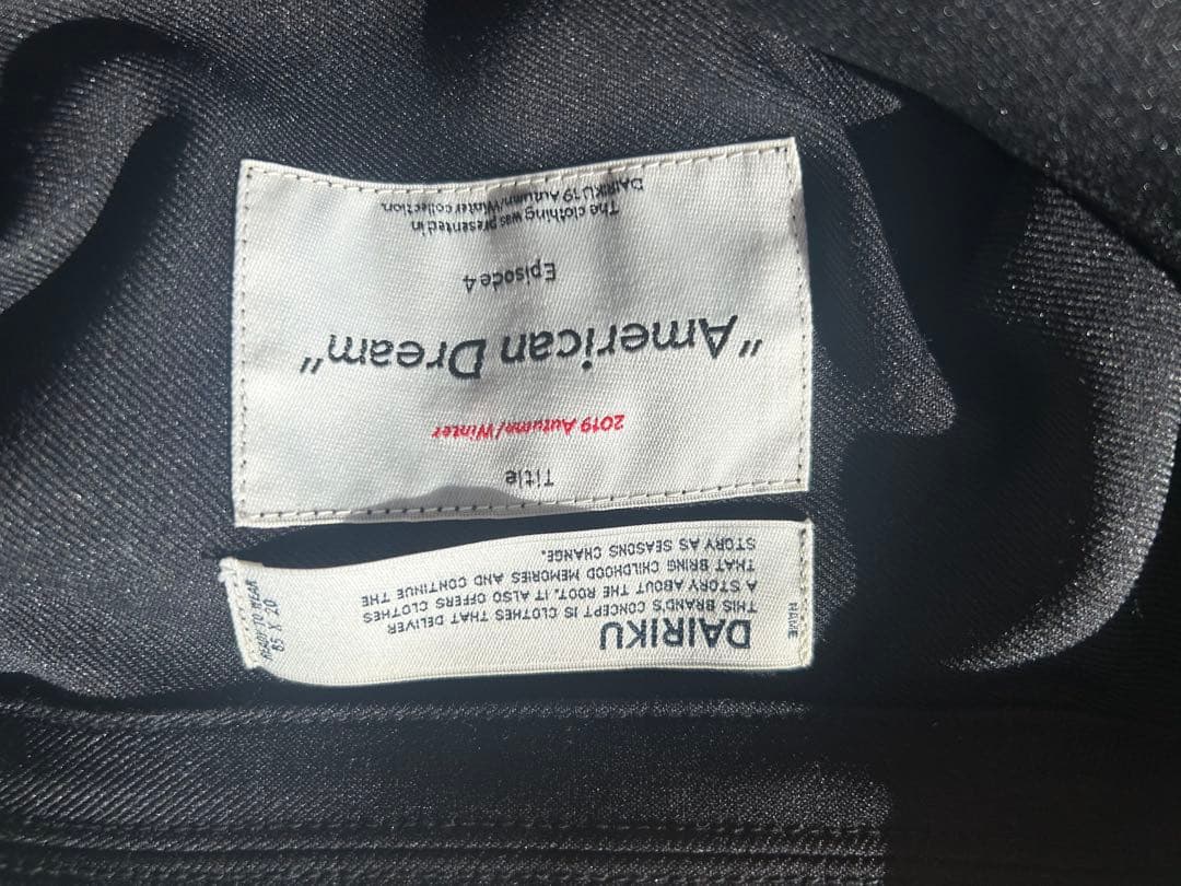 ジャケット・アウター DAIRIKU Regular Polyester 19aw