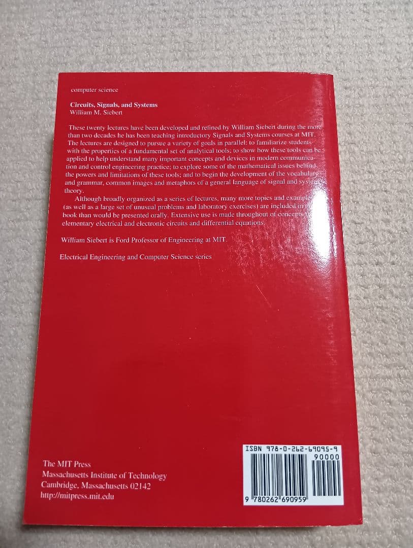 洋書 Circuits, Signals, and Systems