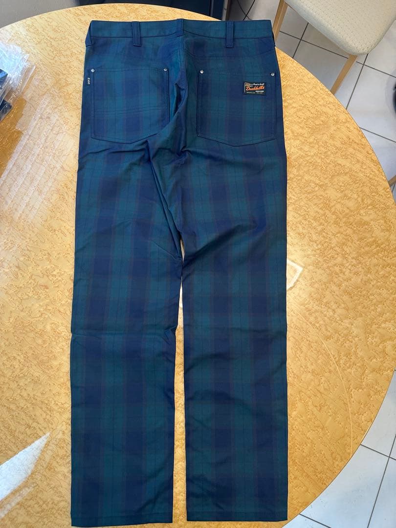 新品正規品　ROUGH AND SWELL チェック柄パンツ　Lサイズ