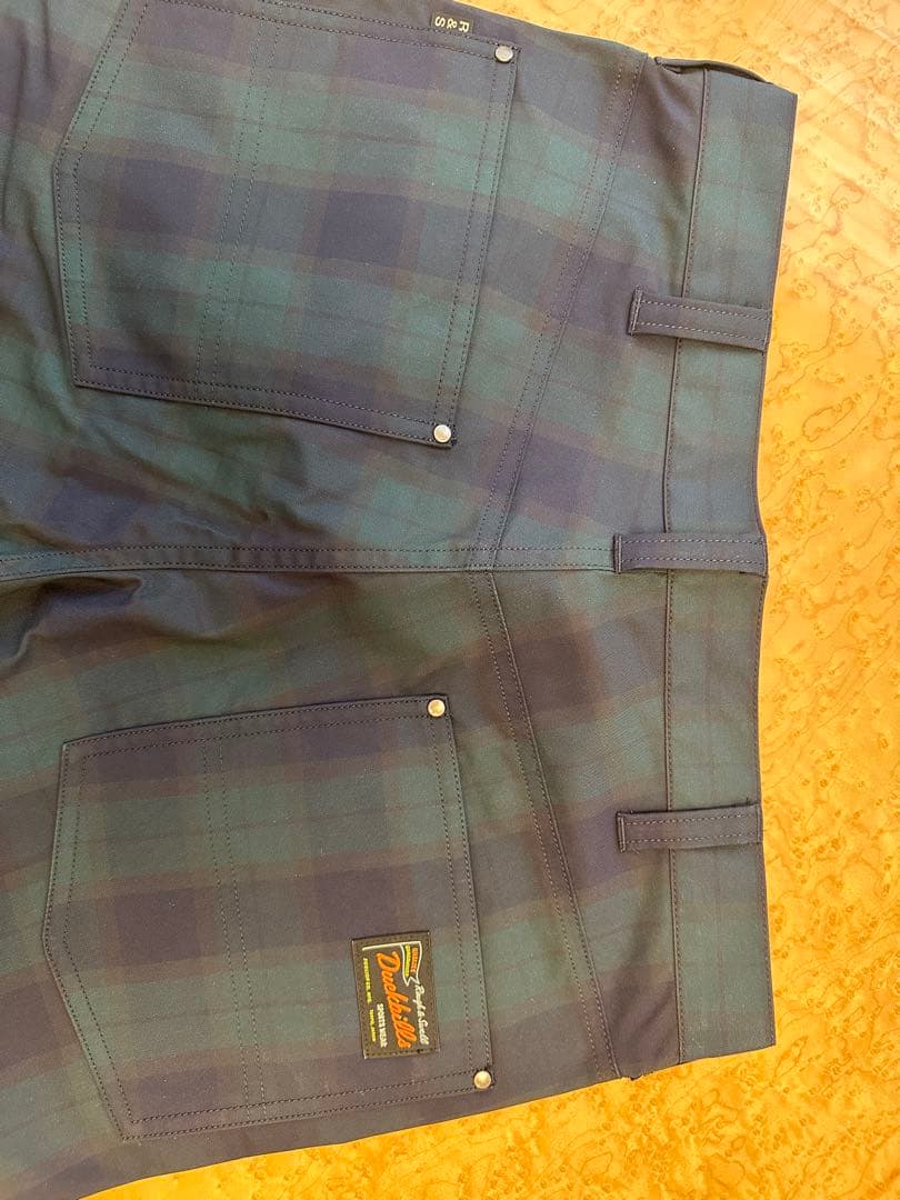 新品正規品　ROUGH AND SWELL チェック柄パンツ　Lサイズ