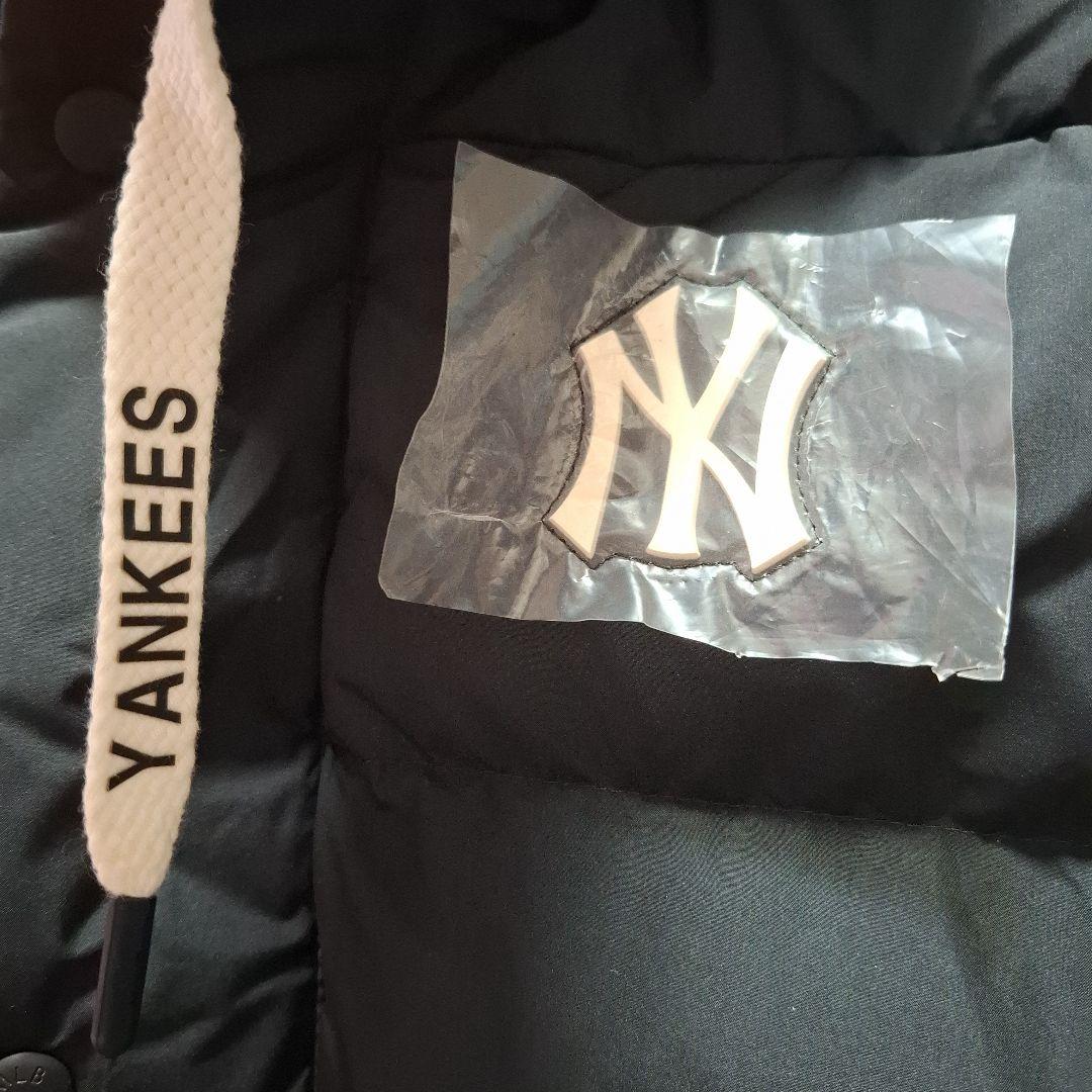 新品未使用タグ付★MLB Korea★NY半袖ダウンベスト★ブラック★S★匿名