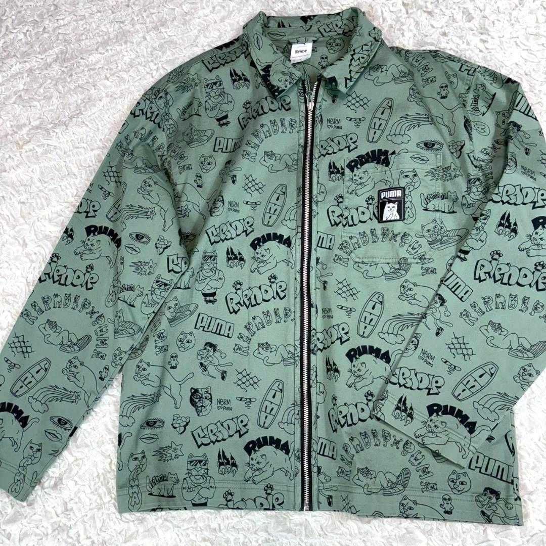 【激レア】 PUMA×RIPNDIP ツイルシャツジャケット M