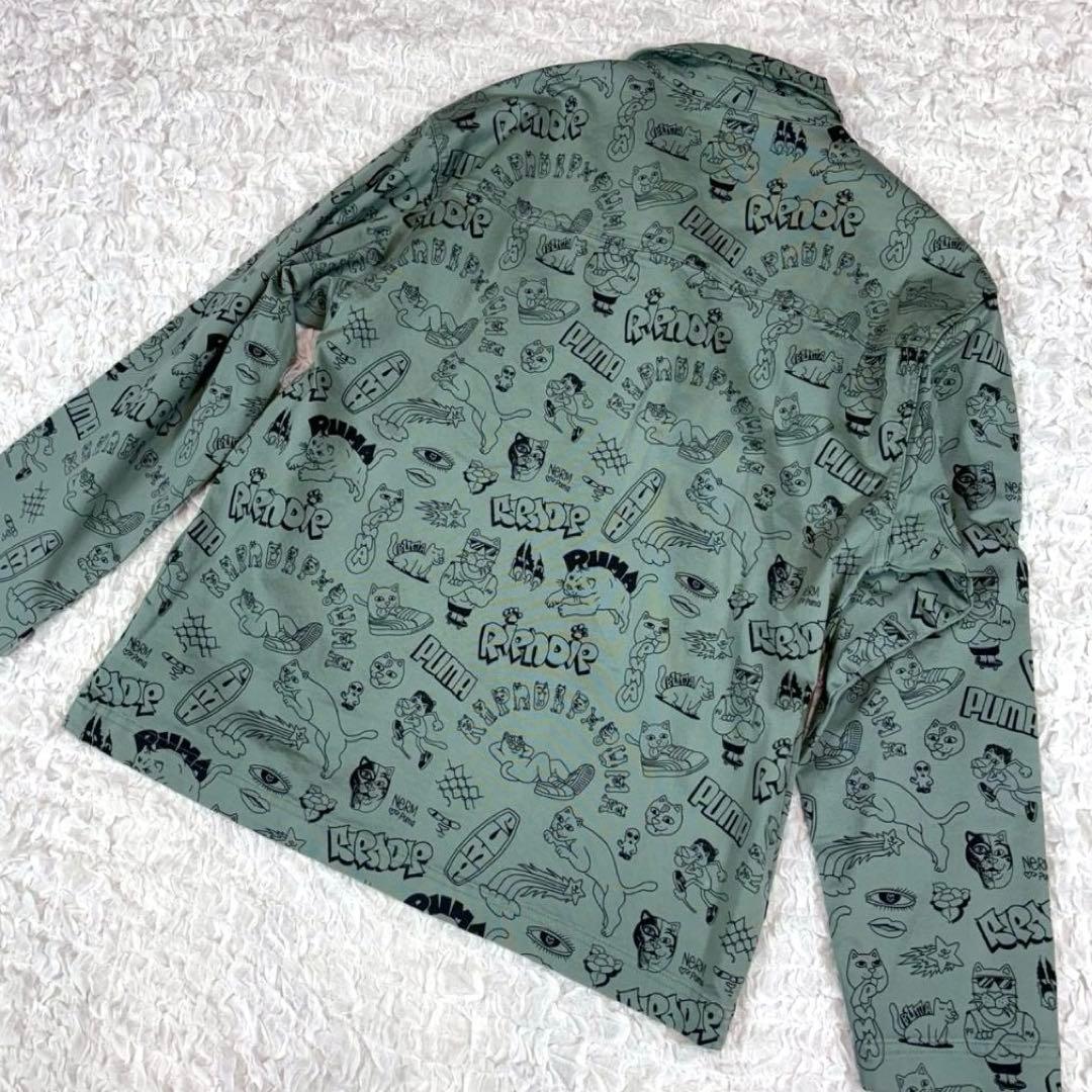 【激レア】 PUMA×RIPNDIP ツイルシャツジャケット M
