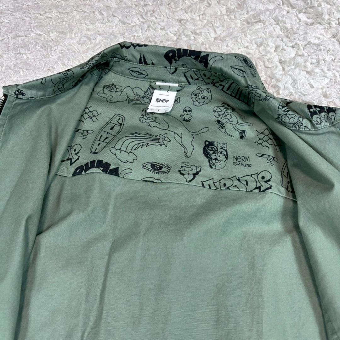 【激レア】 PUMA×RIPNDIP ツイルシャツジャケット M