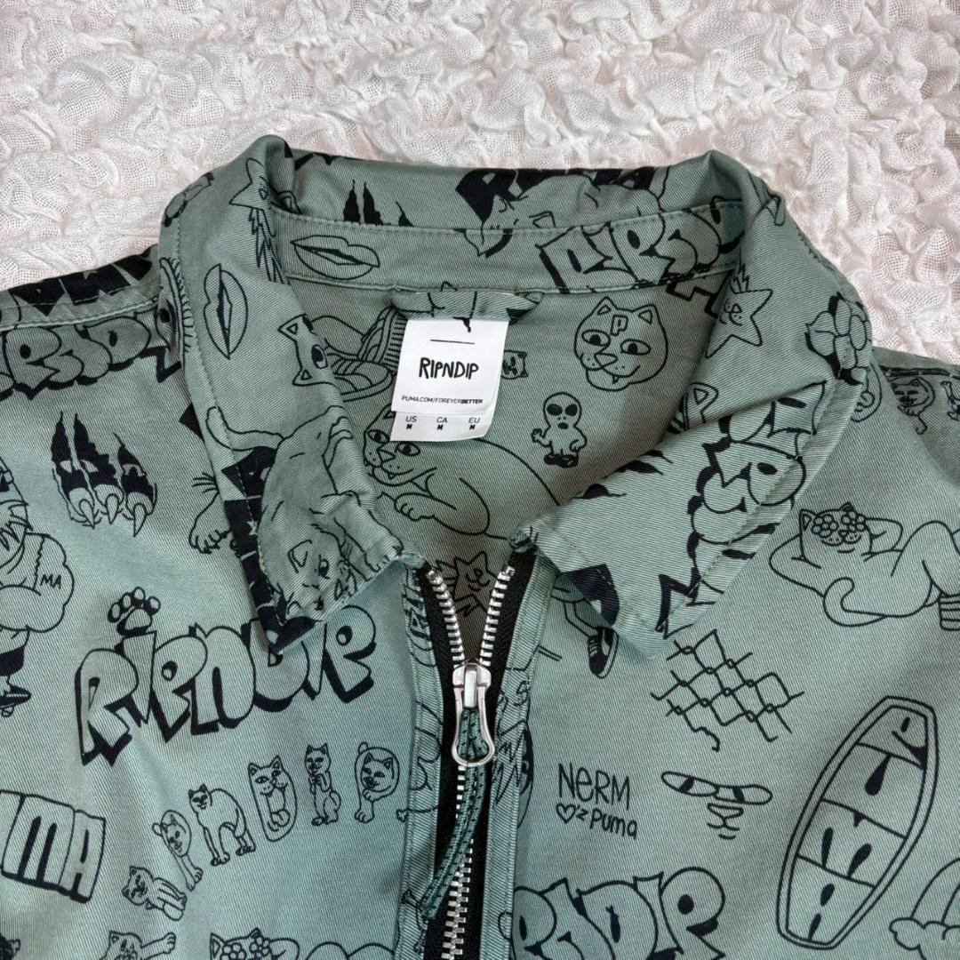 【激レア】 PUMA×RIPNDIP ツイルシャツジャケット M