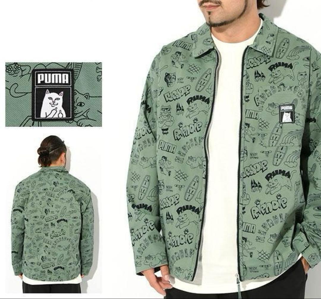 【激レア】 PUMA×RIPNDIP ツイルシャツジャケット M