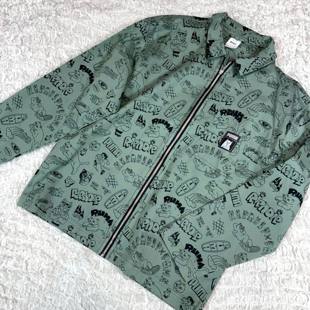 【激レア】 PUMA×RIPNDIP ツイルシャツジャケット M