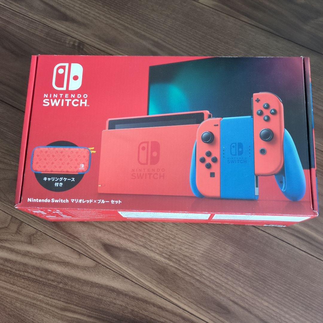 Nintendo Switch 赤　マリオレッド✖ブルー おまけコントローラ
