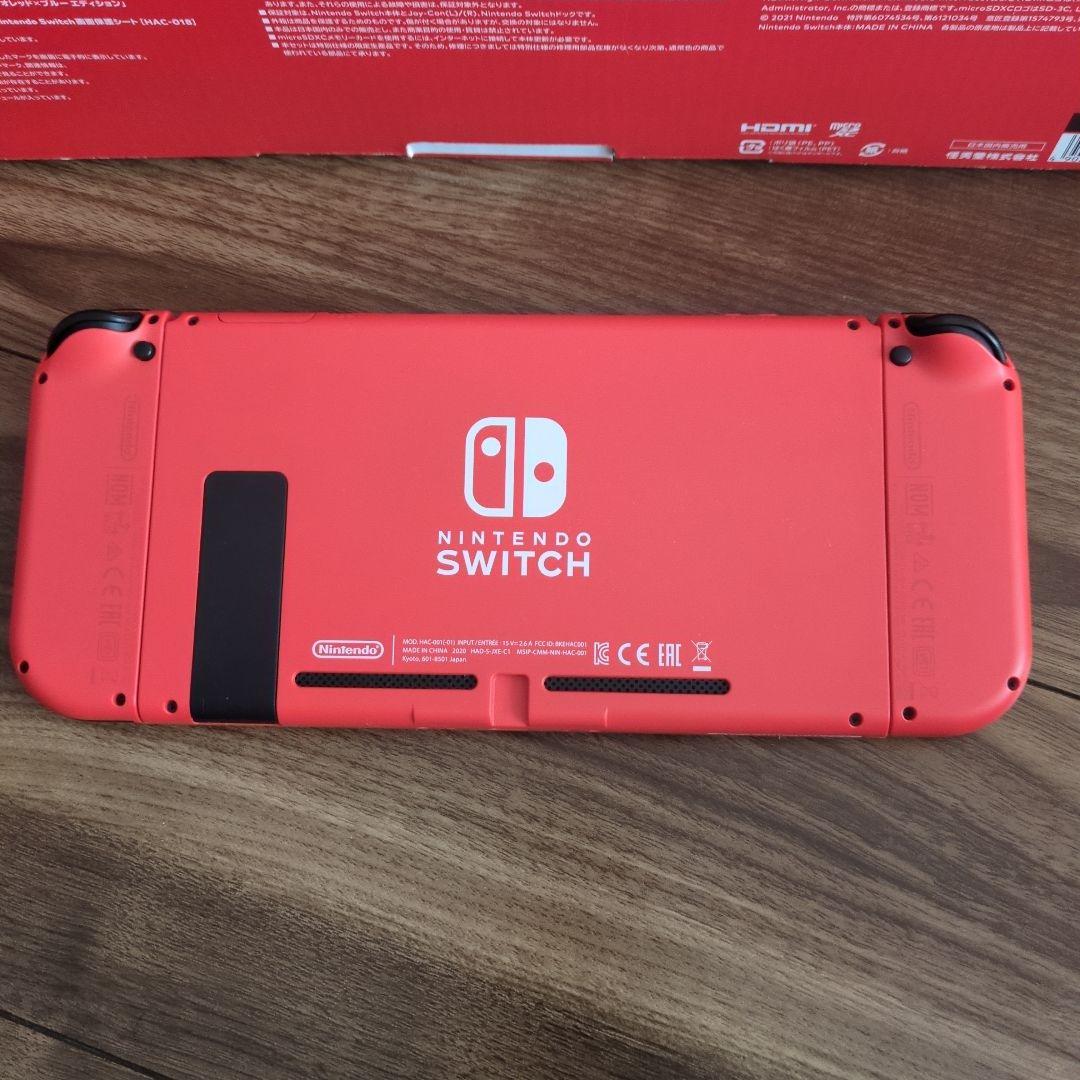 Nintendo Switch 赤　マリオレッド✖ブルー おまけコントローラ