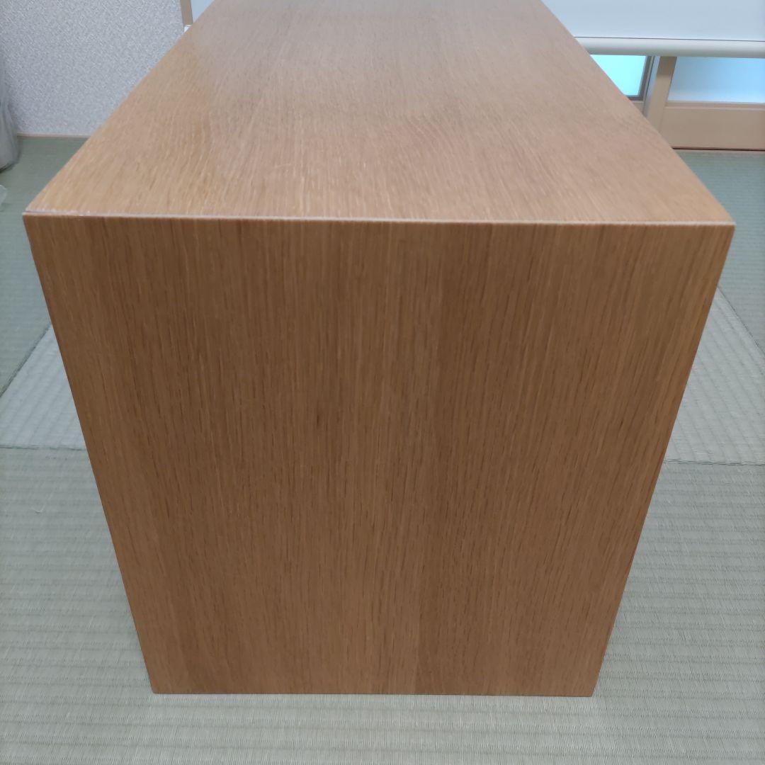 無印良品　コの字家具・積層合板・オーク材・幅７０×奥行３０×高さ３５ｃｍ