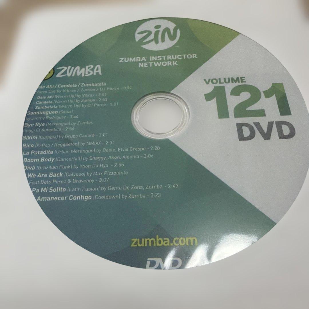 ZUMBA ダンス ズンバ 121 最新版　DVD CD 2枚