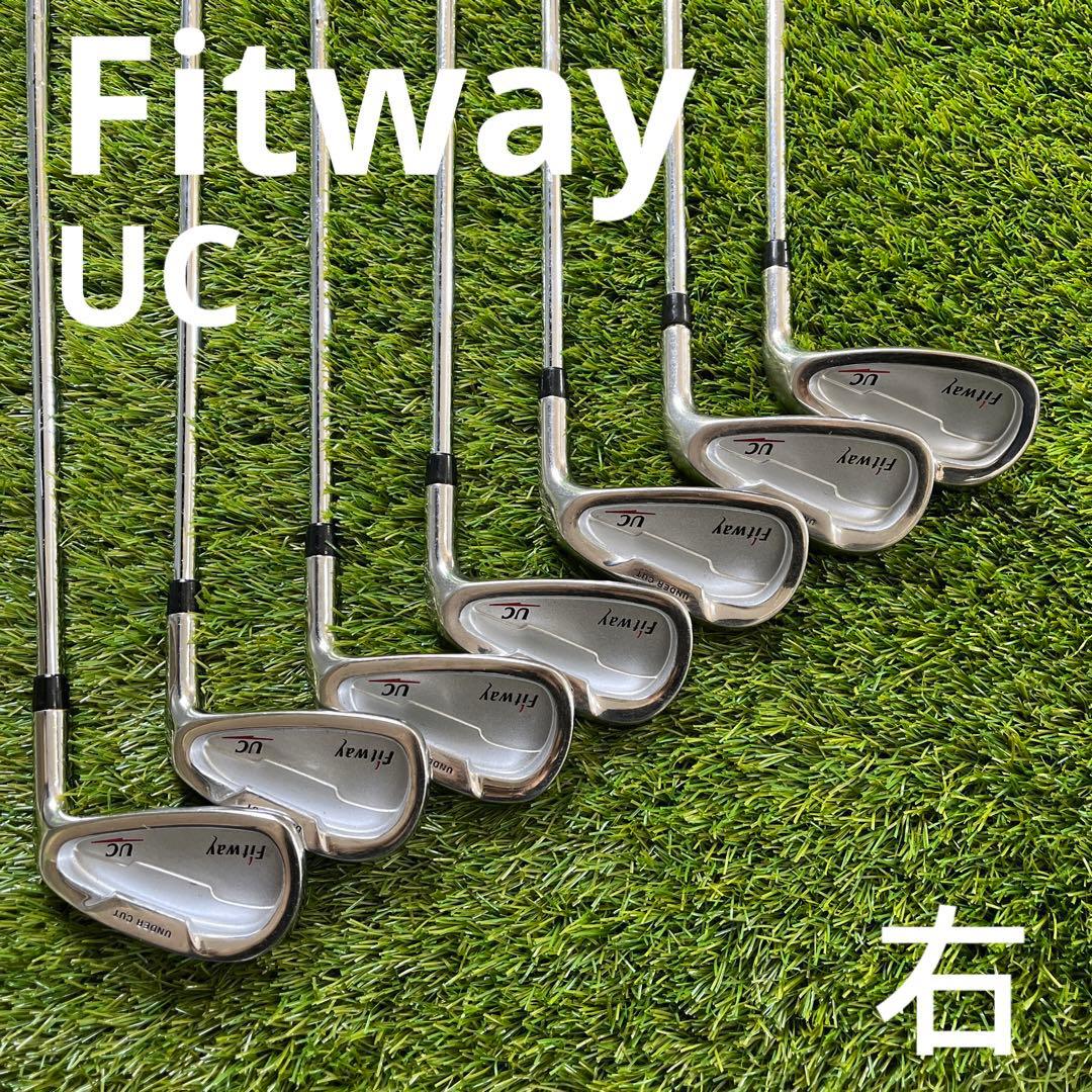 Fitway UC アイアン7本セット　メンズ　右　R UNDER CUT