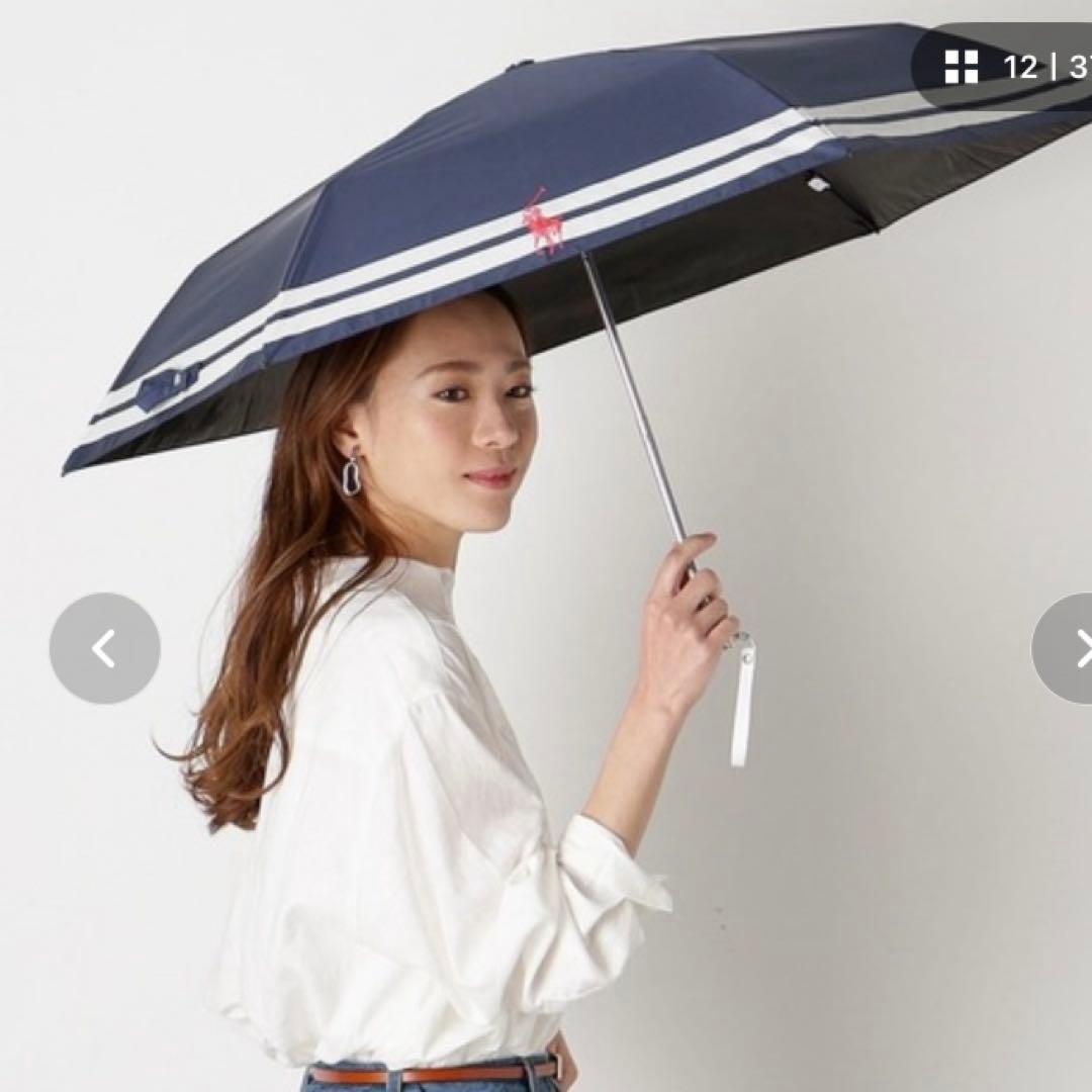 WEB限定　新品　ラルフローレン日傘 1級遮光100％　晴雨兼用　軽量