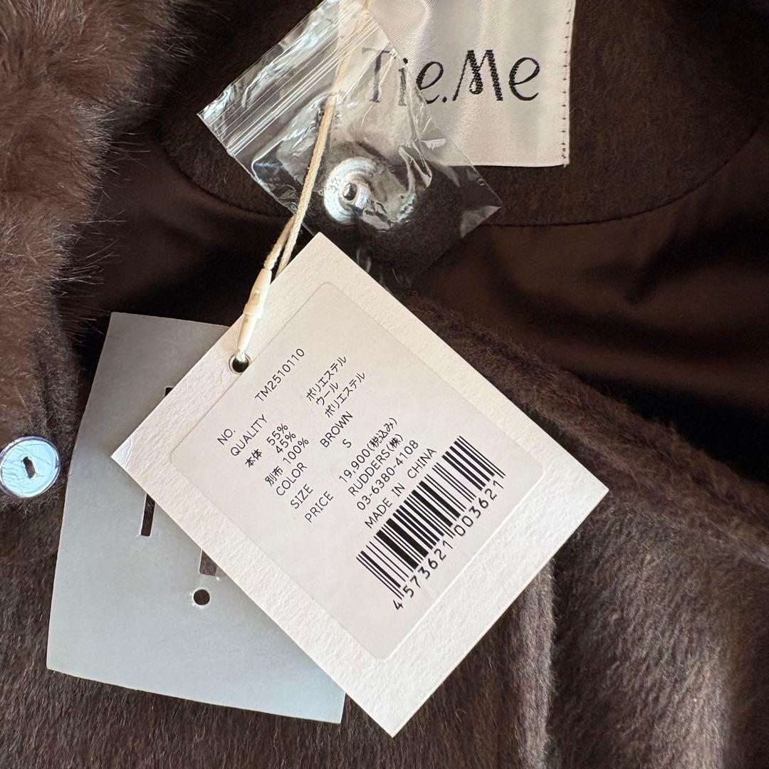 【新品タグ付き】TieMe grace fur collar wool coat