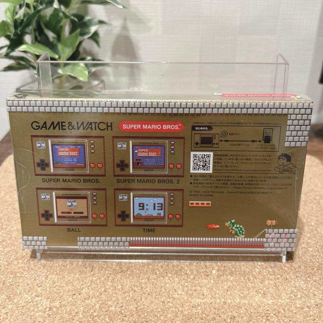 新品未開封品 ゲーム&ウォッチ スーパーマリオBROS ピンズ 保護フィルム付き