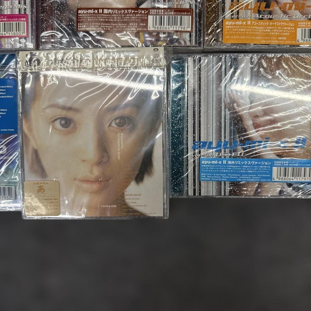 d*9様 浜崎あゆみ ayu-ro mix CDセット一部の外装には傷があります