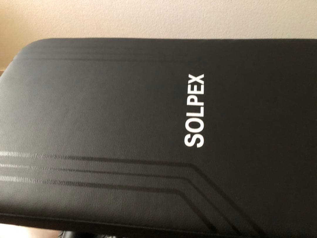 【azu】SOLPEX トレーニングベンチ 黒　折り畳み