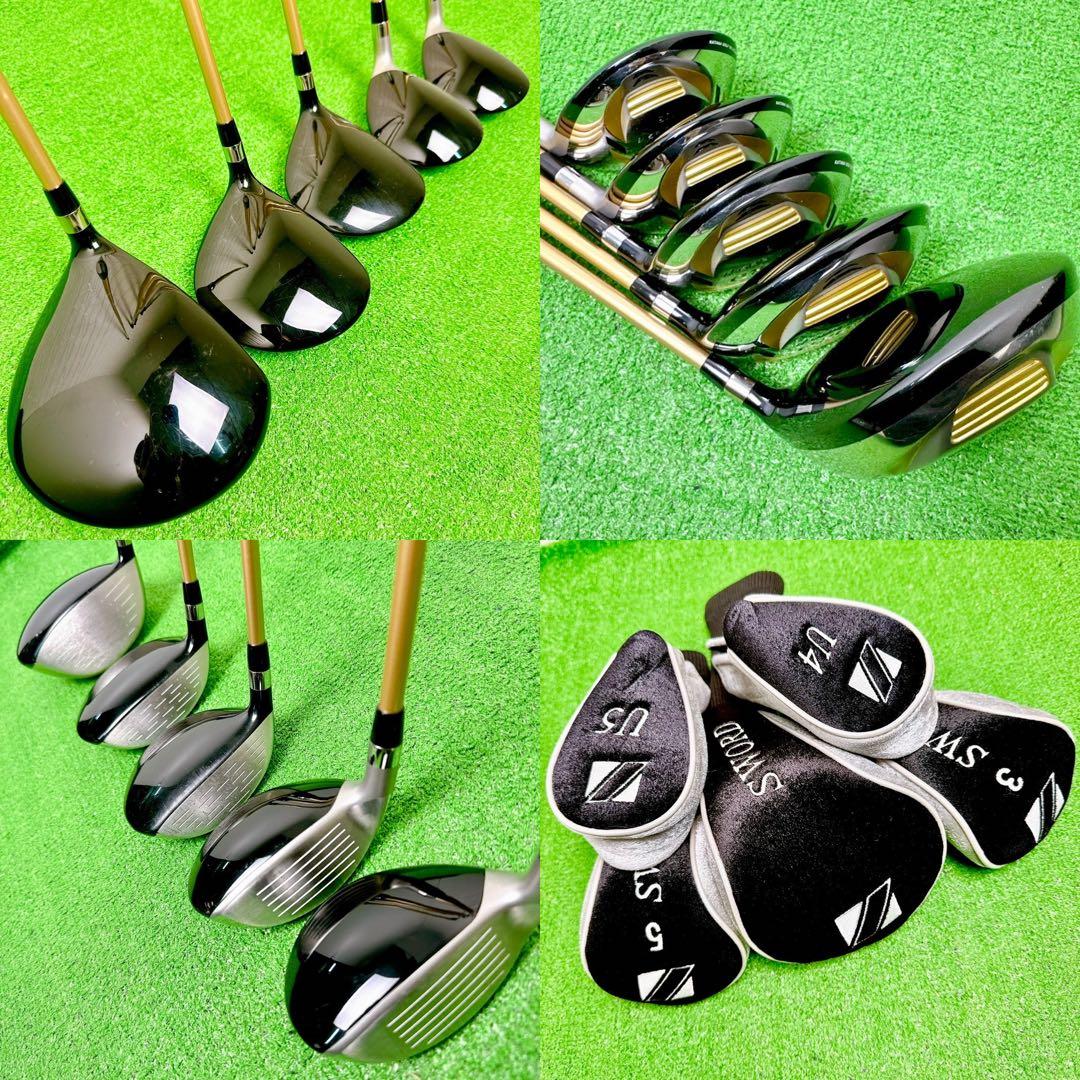 【高級ブランド】カタナゴルフ SWORD ATC589 メンズ 13本フルセット