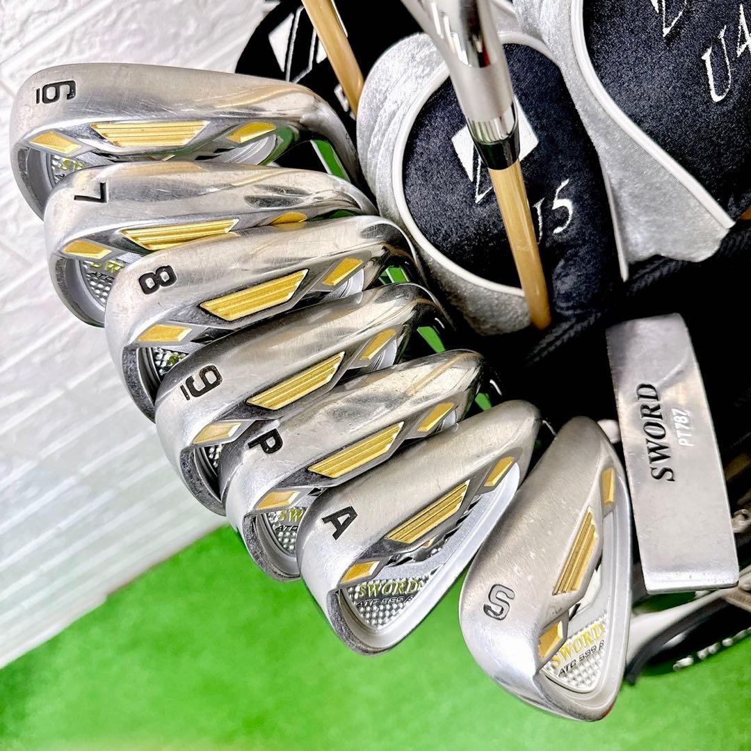 【高級ブランド】カタナゴルフ SWORD ATC589 メンズ 13本フルセット