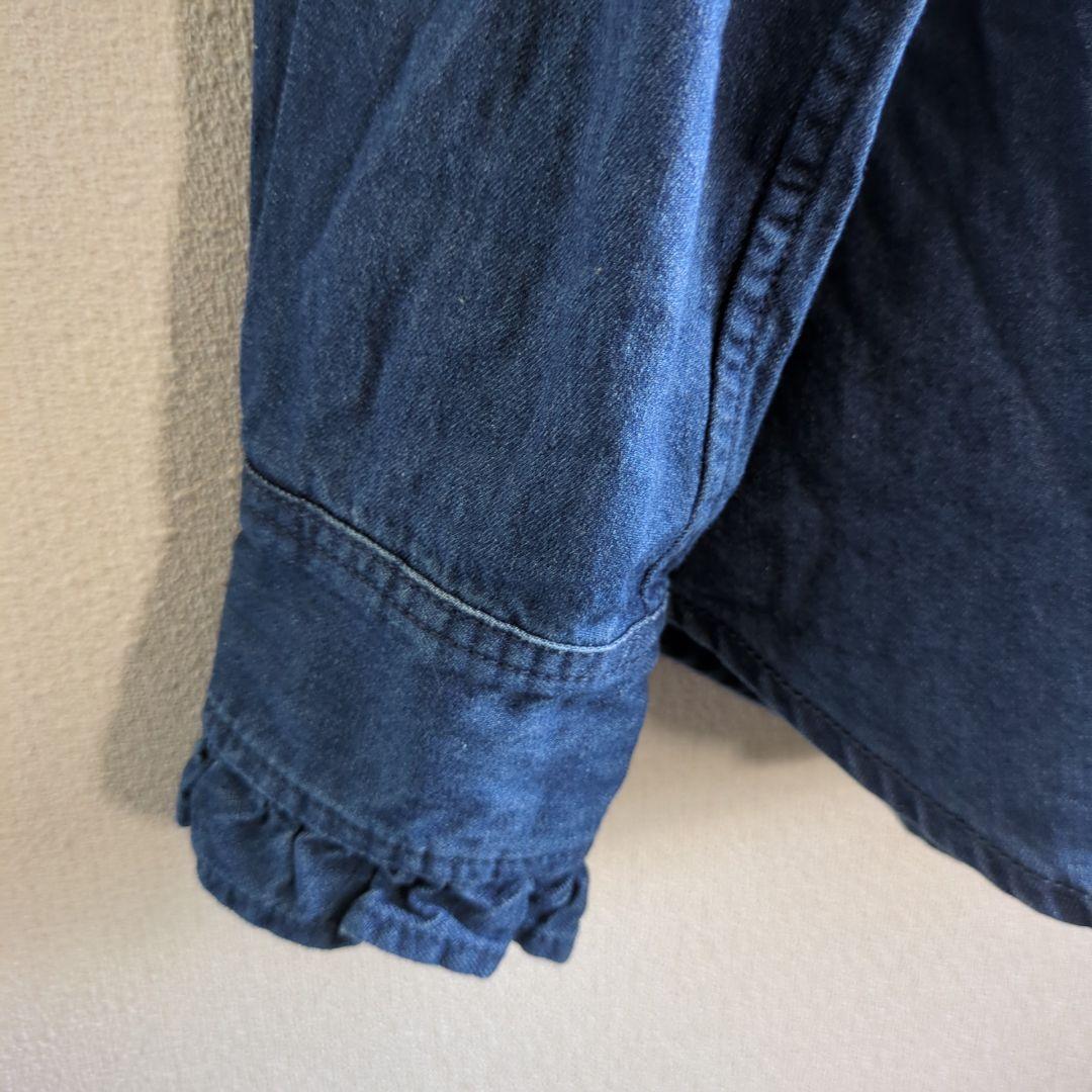 新品　ジャーナルスタンダードrelume 　デニムフリルブラウス