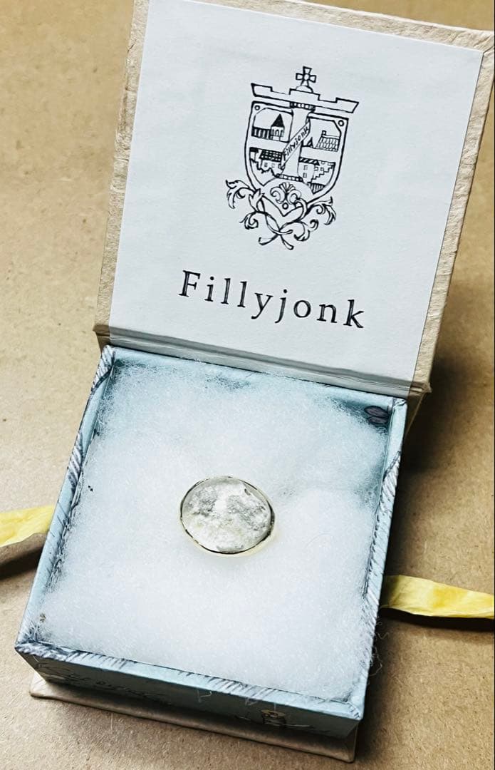 も*ル様 【美品】Fillyjonk ホワイトガーデンクォーツ 指輪リング K1