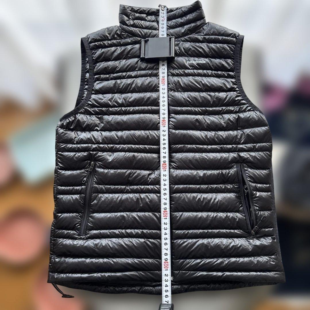 Patagonia ウルトラライトダウン ベスト ＸS バック付 ブラック