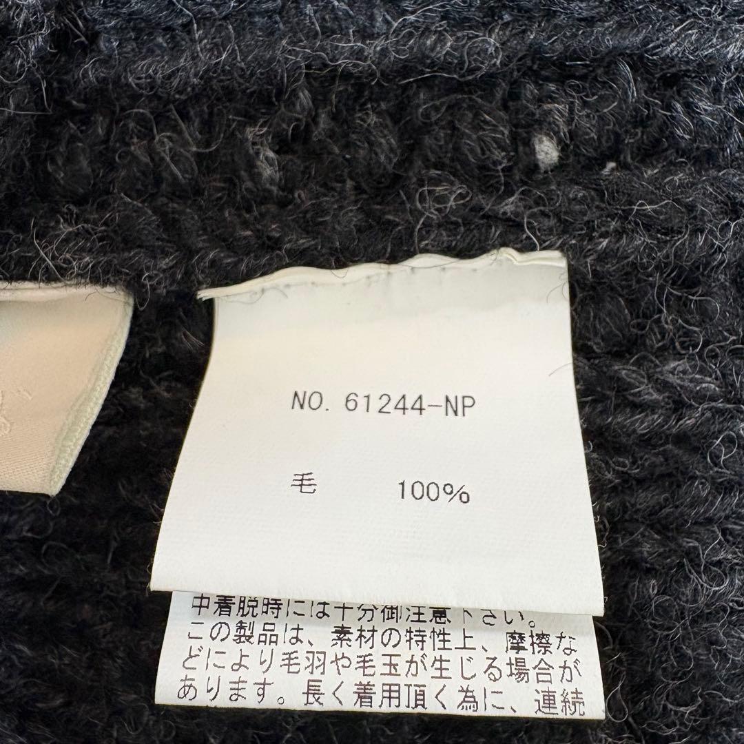 KHWOPA HAND KNIT ケーブルハンドニット ベスト ウール100%