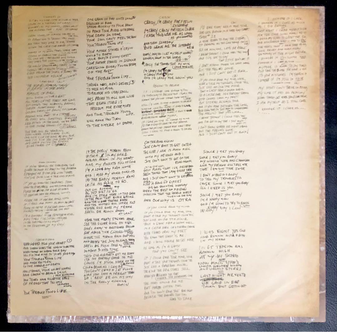 ニール・ヤング　 Neil Young A Letter 　　未使用品