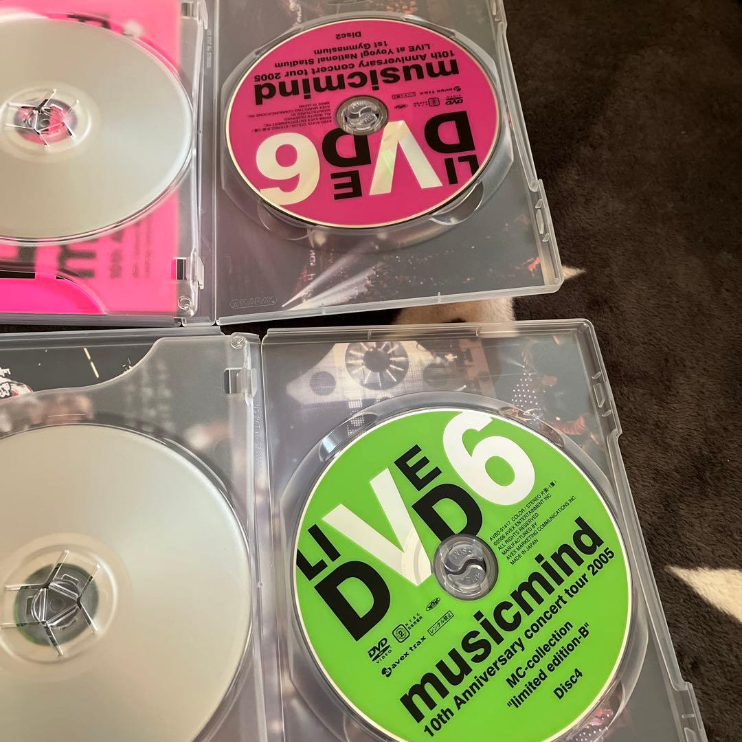 初回限定 美品 10th 2005 V6 LIVE DVD music mind