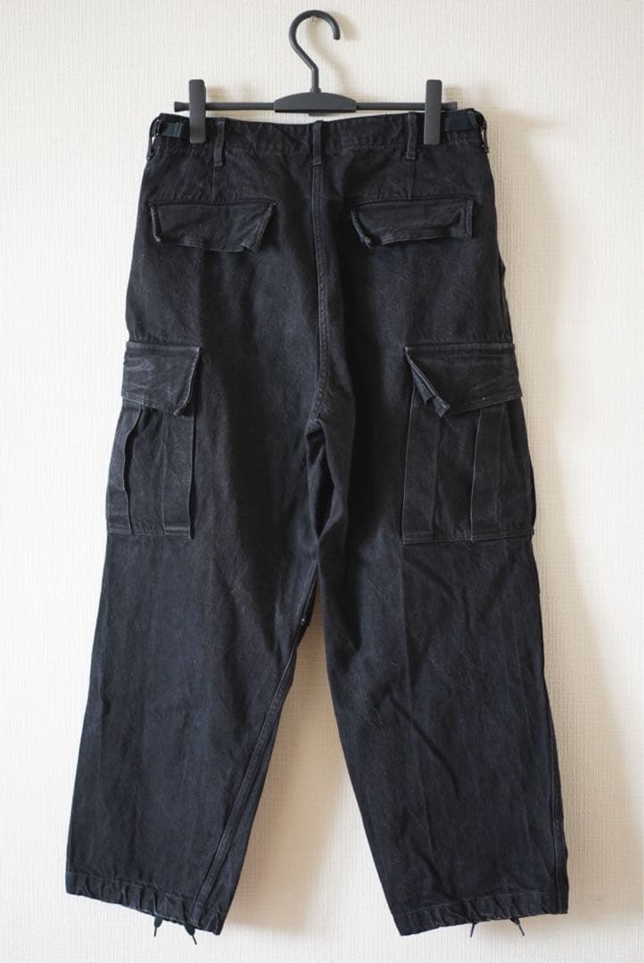 COMOLI ブラックデニム B.D.Uパンツ size1
