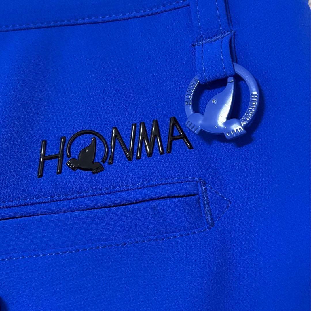 HONMA GOLF 青いゴルフパンツ ストレッチ素材 SIZE L 美品