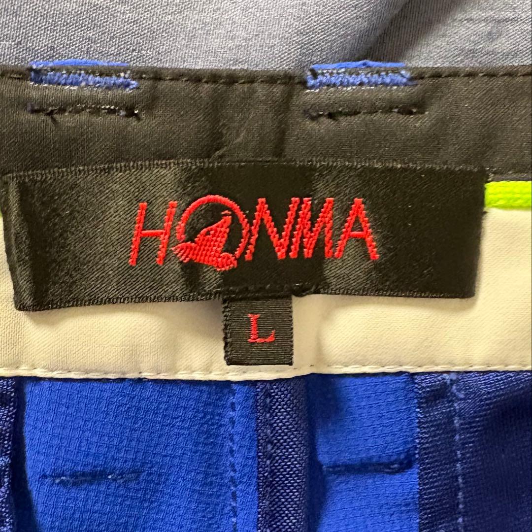 HONMA GOLF 青いゴルフパンツ ストレッチ素材 SIZE L 美品
