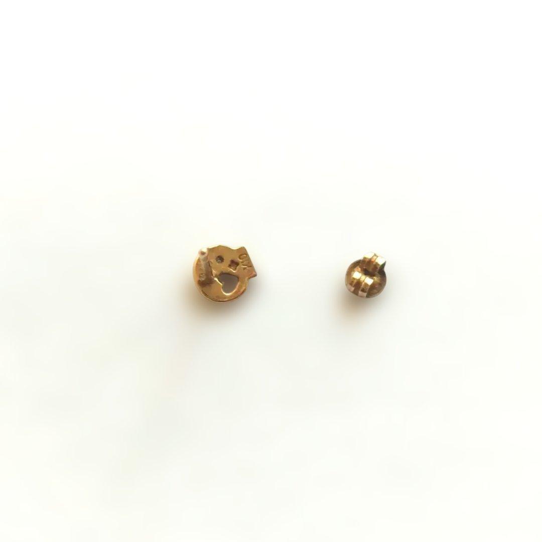 love&hate K10 ダイヤ スカルピアス 片耳用