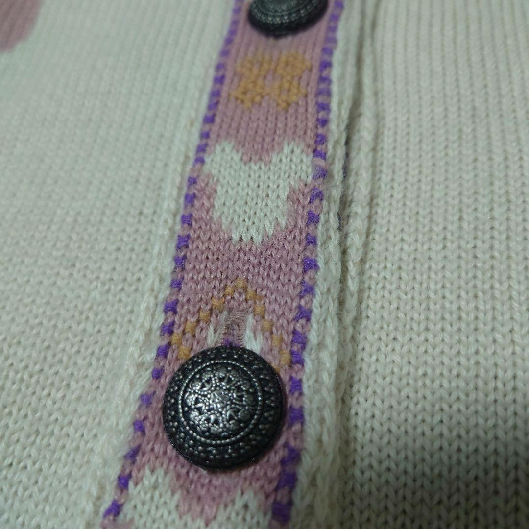 PINK HOUSE ピンクハウス　くま刺繍　ベスト　ピンク