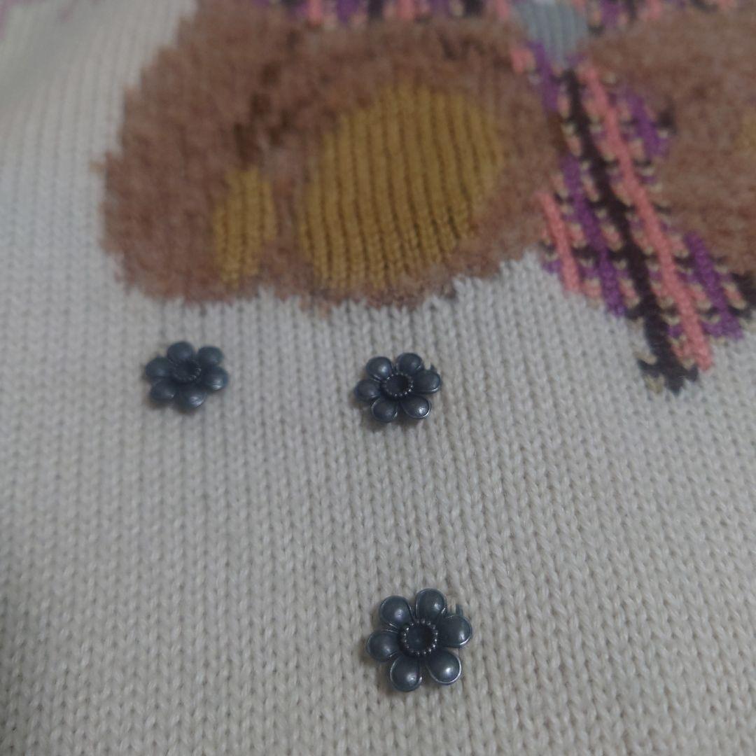 PINK HOUSE ピンクハウス　くま刺繍　ベスト　ピンク