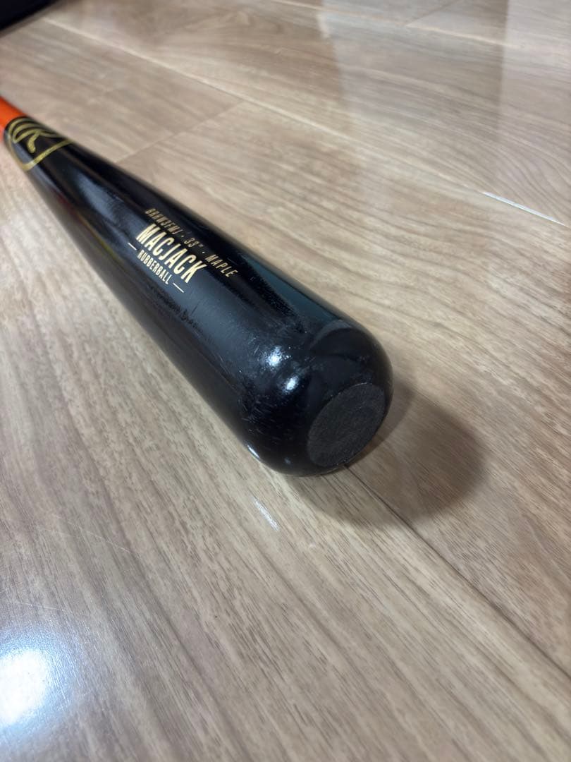 軟式　木製バット　ローリングス