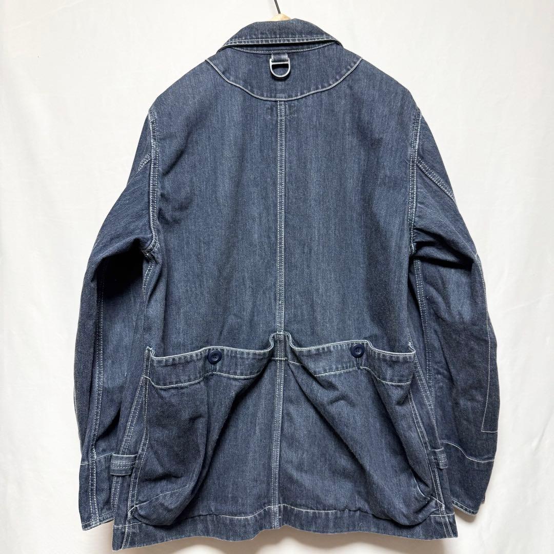 Lサイズ！peak デニム焚き火カバーオールジャケット