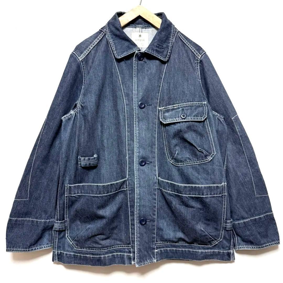 Lサイズ！peak デニム焚き火カバーオールジャケット