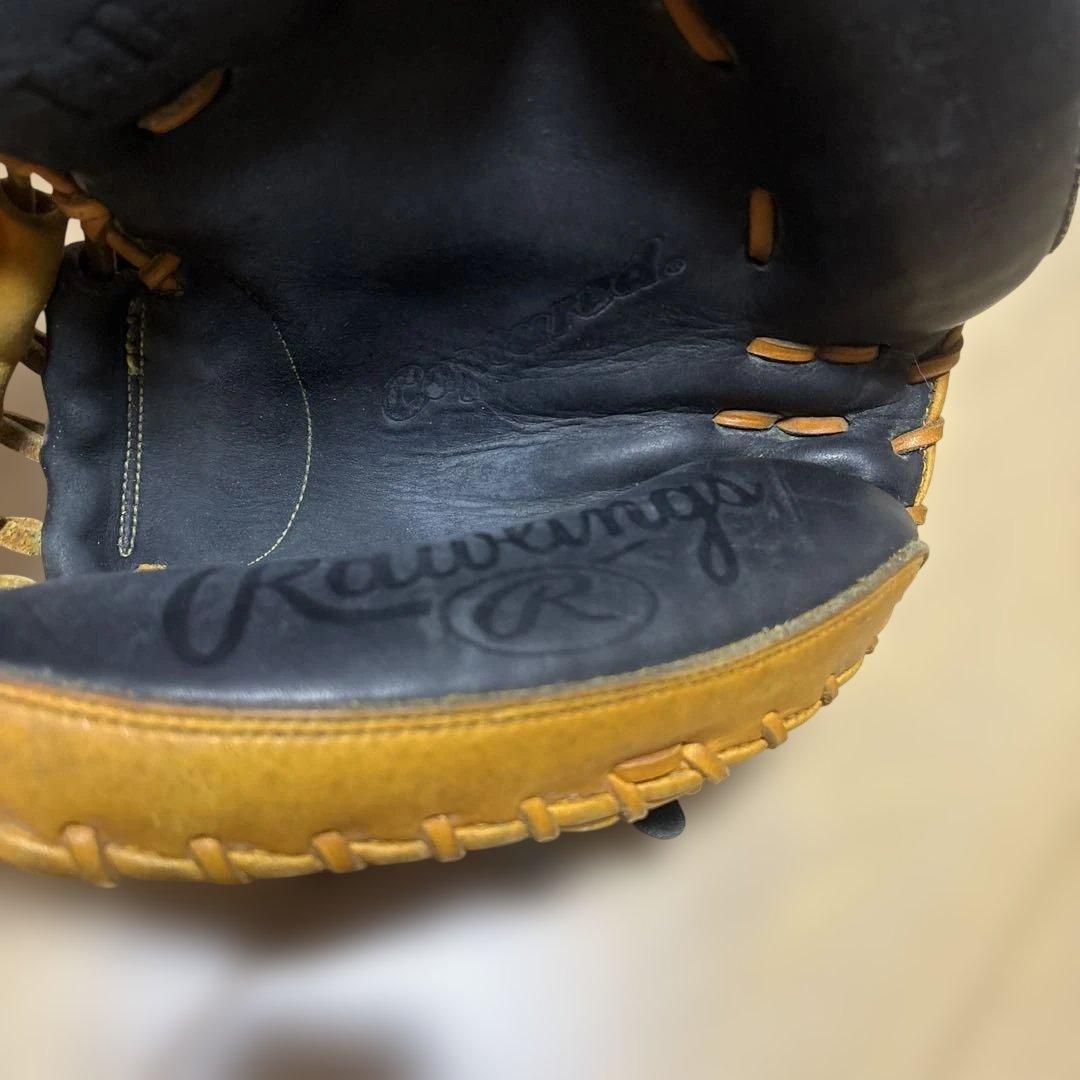 Rawlings 軟式グローブ 黒/茶　キャッチャーミッド