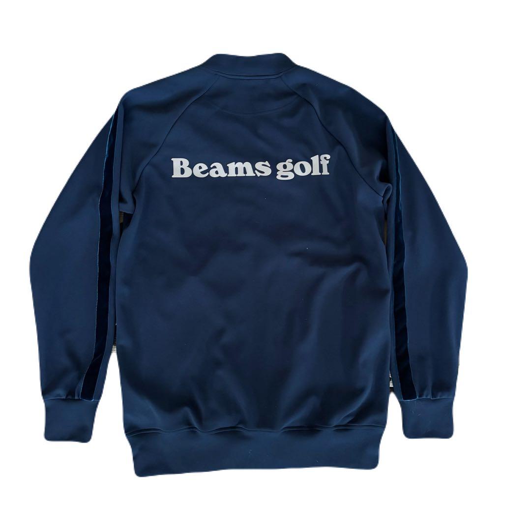 【極美品】BEAMS GOLF ネイビー M ジャージ　DRY機能付 フルジップ