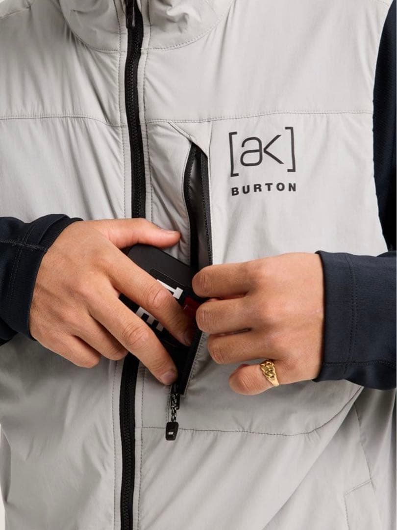 ジャケット・アウター FRAGMENT x Burton [ak] Helium Vest Grey