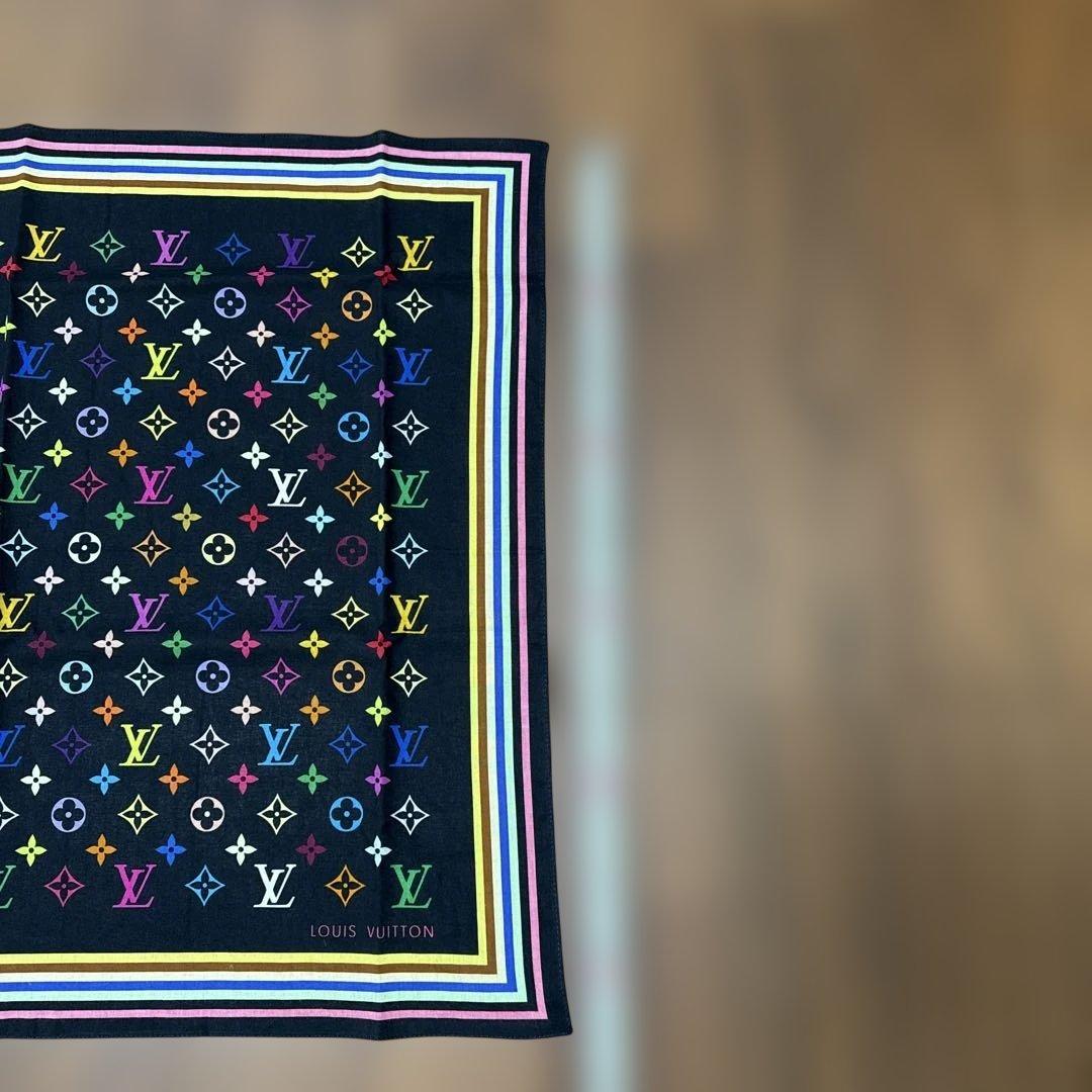 ルイヴィトン　Louis Vuitton マルチ　モノグラム　スカーフ　美品