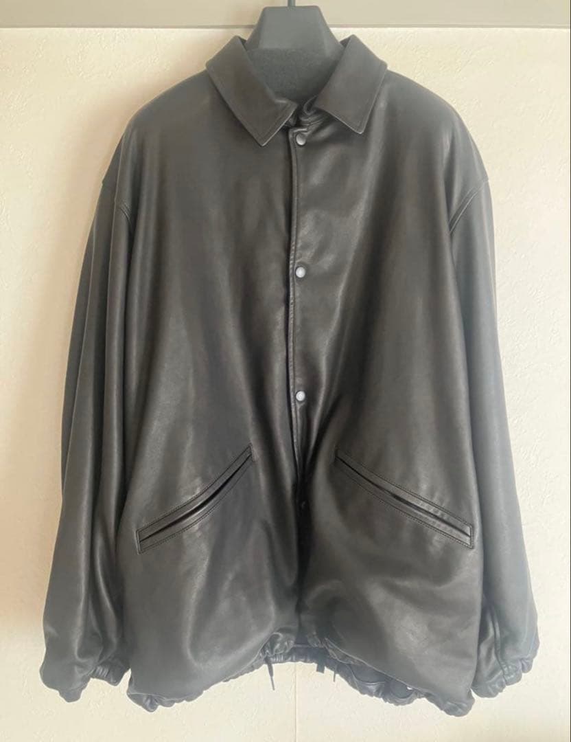 COMOLI シープスキン コーチジャケット BLACK サイズ2