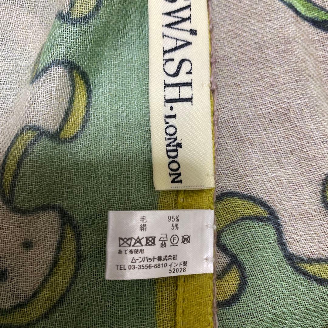 SWASH LONDON 毛と絹のスカーフ